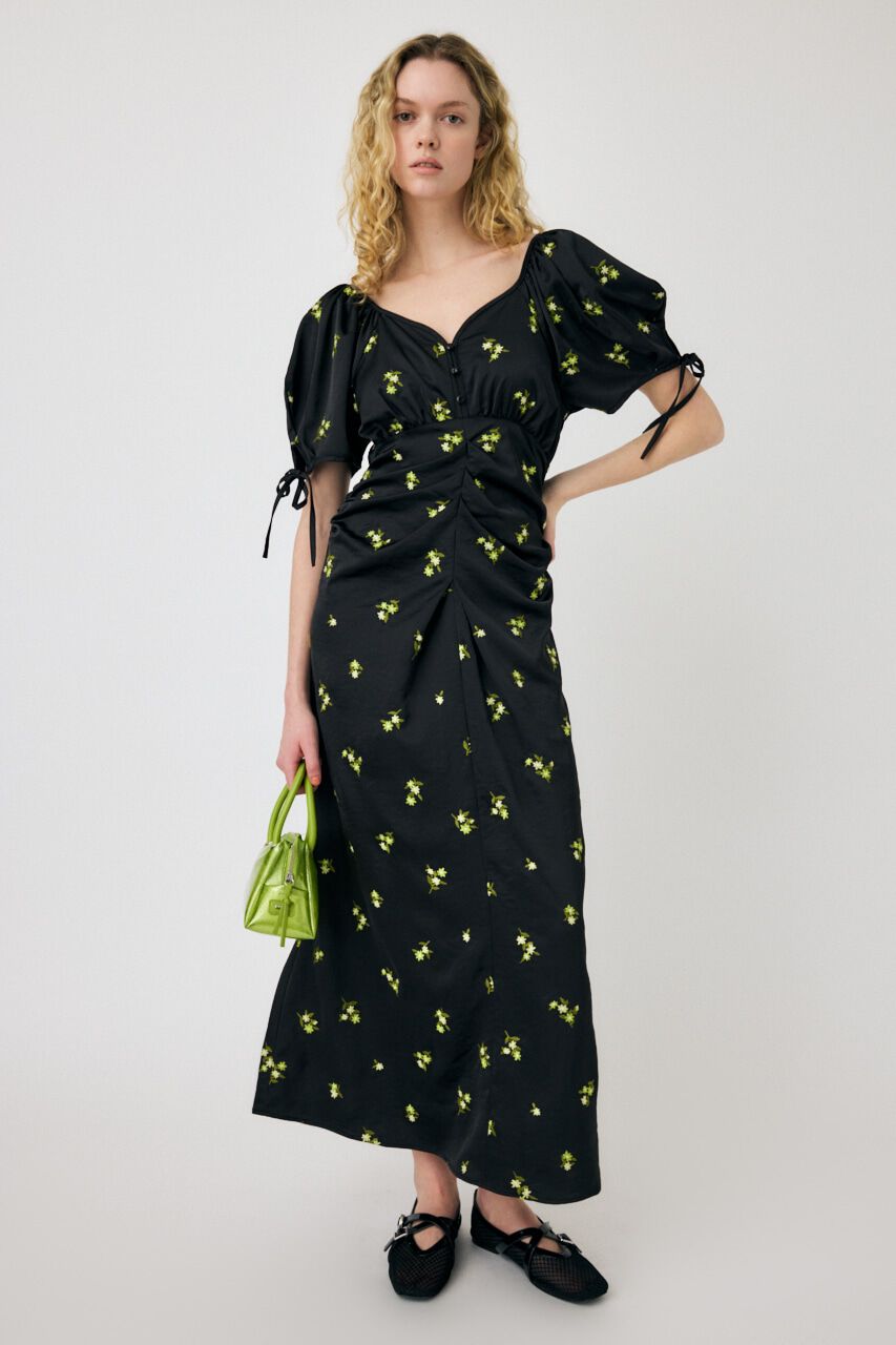 MOUSSY「BUTTERFLY SLEEVE ドレス」|ワンピース|