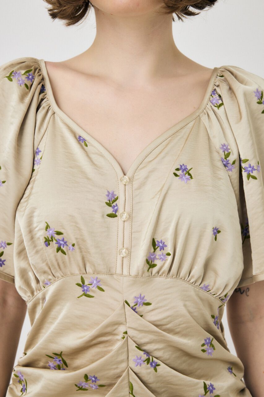 MOUSSY「BUTTERFLY SLEEVE ドレス」|ワンピース|