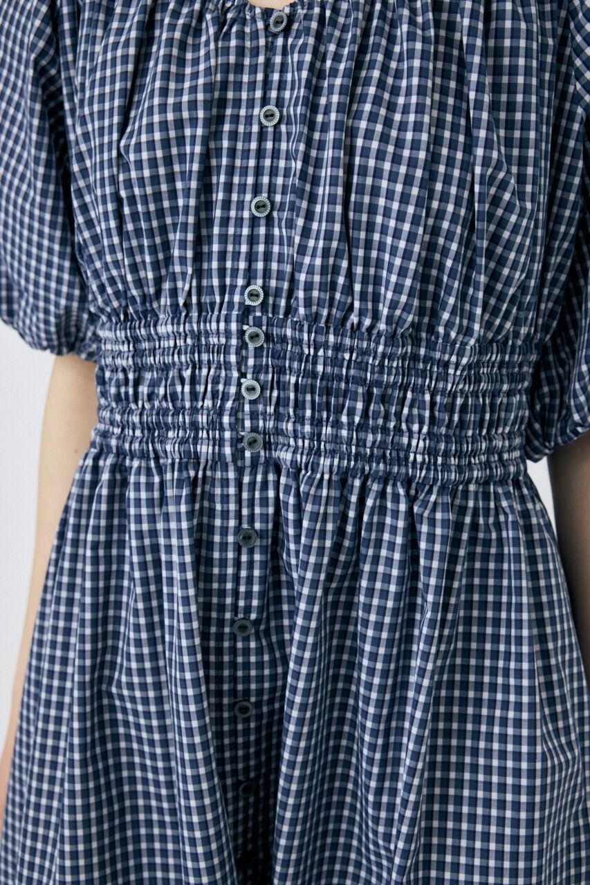 MOUSSY「WAIST GATHER ロングドレス」|ワンピース|