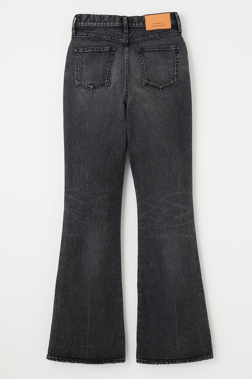 MOUSSY「MVS BLACK FLARE / ロングサイズ」|デニム|
