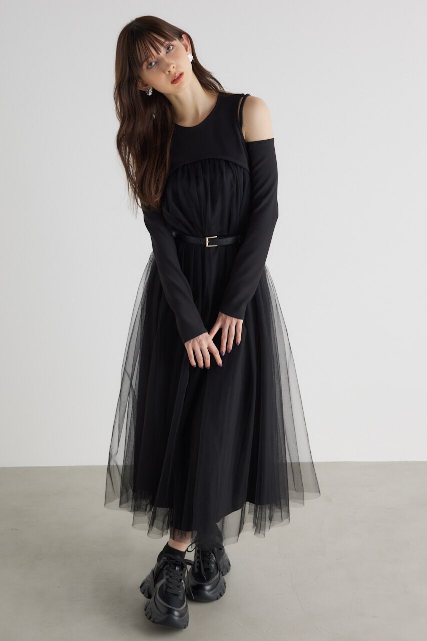 rienda「チュールコンビフレア OP」|ワンピース|