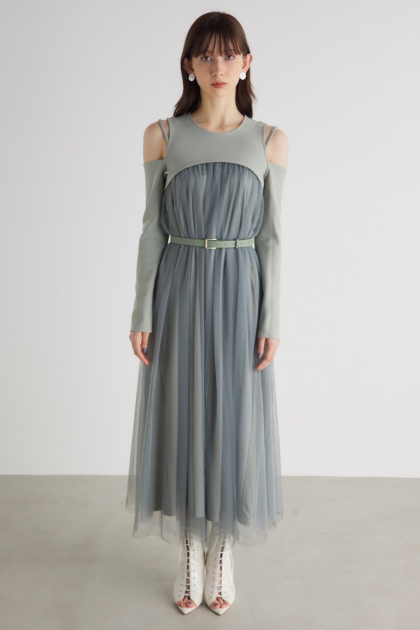 rienda「チュールコンビフレア OP」|ワンピース|