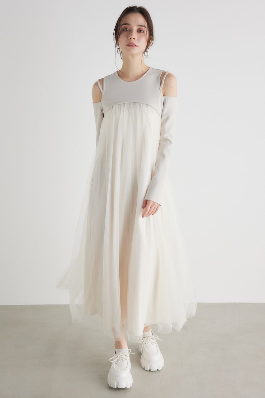 rienda「チュールコンビフレア OP」|ワンピース|