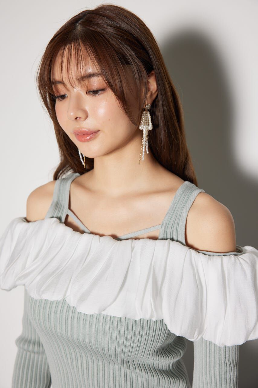 rienda「2WAYバルーンニットトップス」|ニット・セーター|