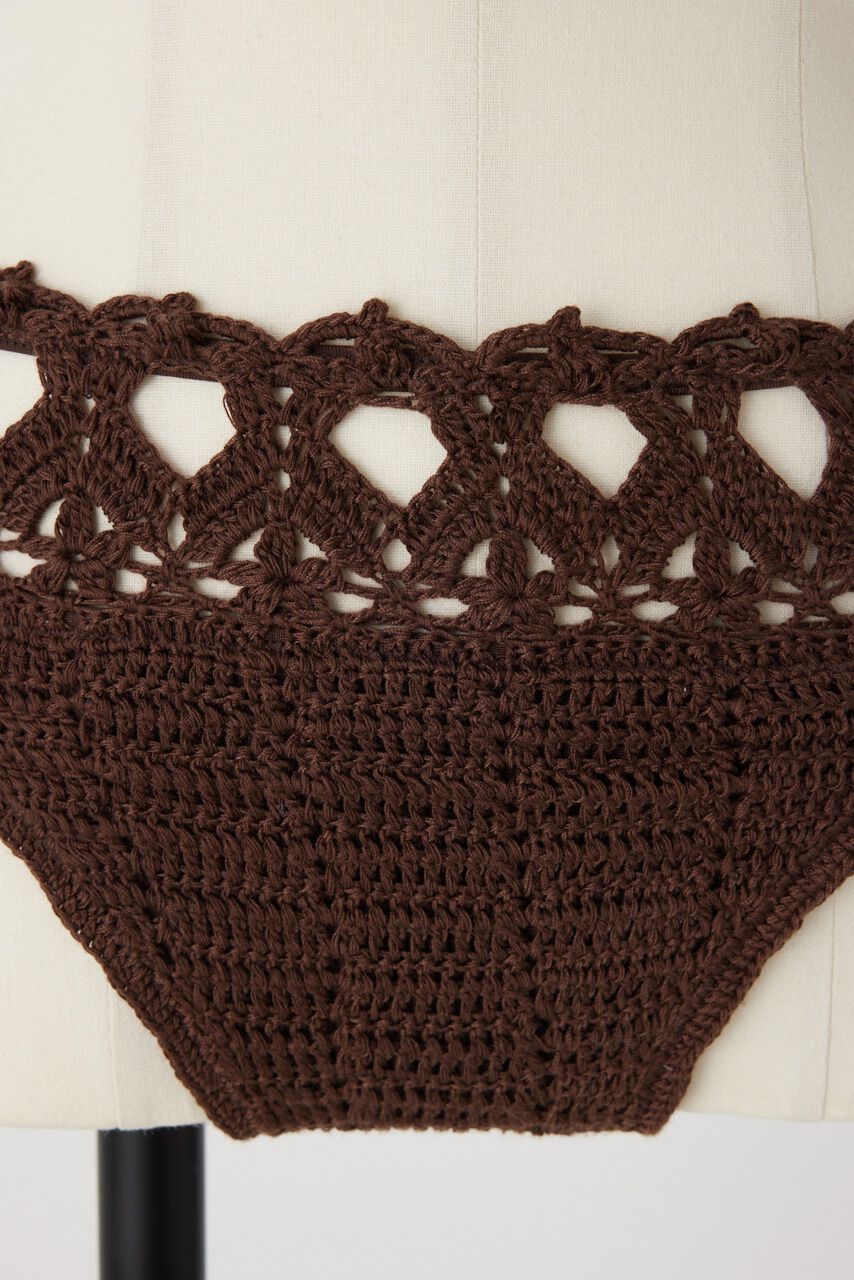 rienda「ショルダーフリルクロシェカップビキニ」|その他|