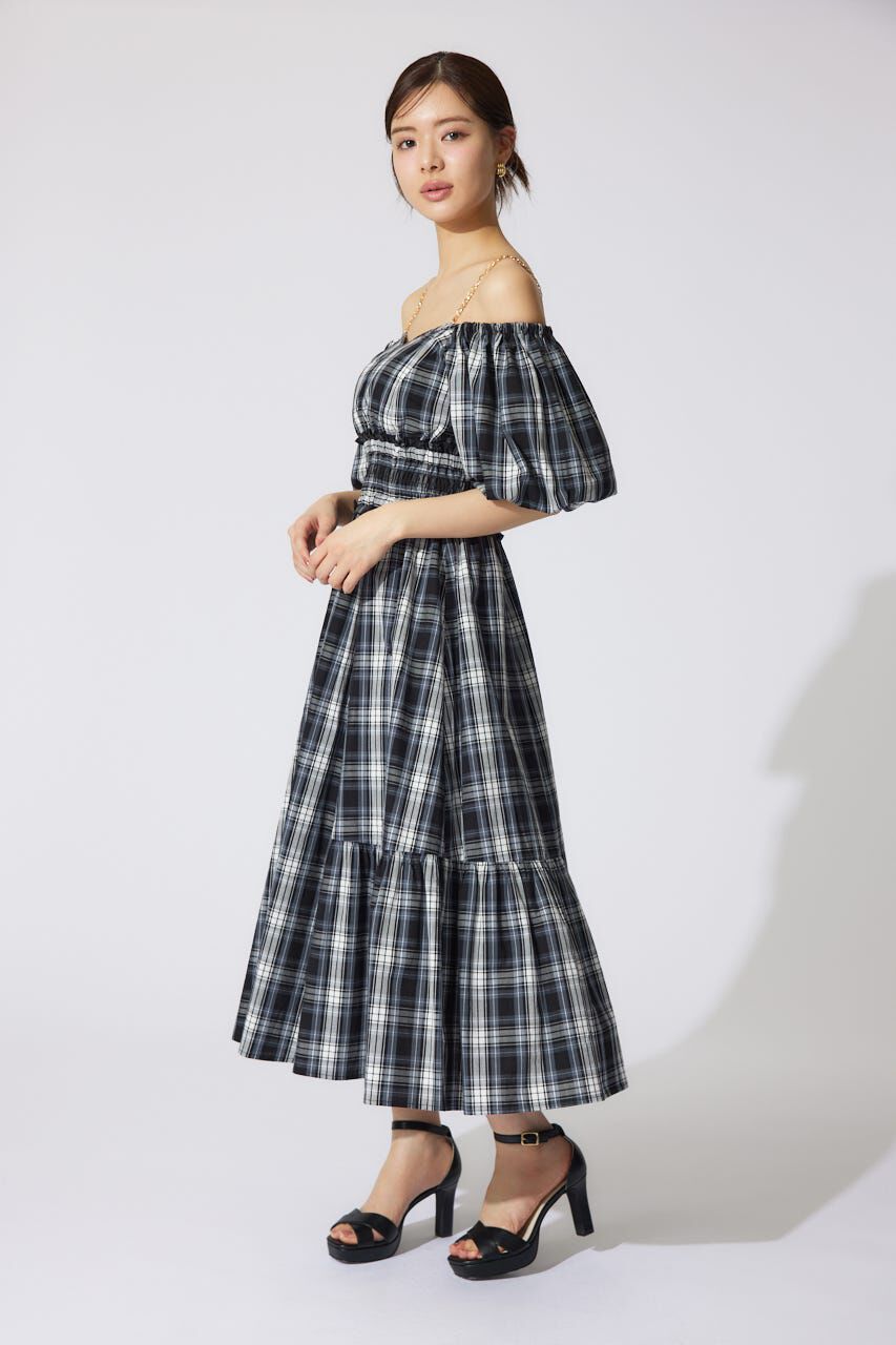 rienda「バルーンスリーブフレアワンピース」|ワンピース|