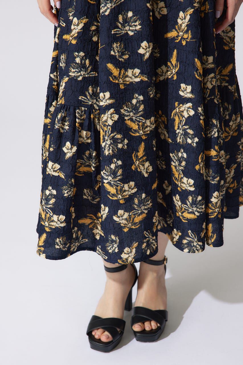 rienda「バルーンスリーブフレアワンピース」|ワンピース|