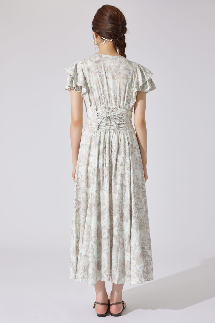 rienda「ダブルフレアスリーブワンピース」|ワンピース|