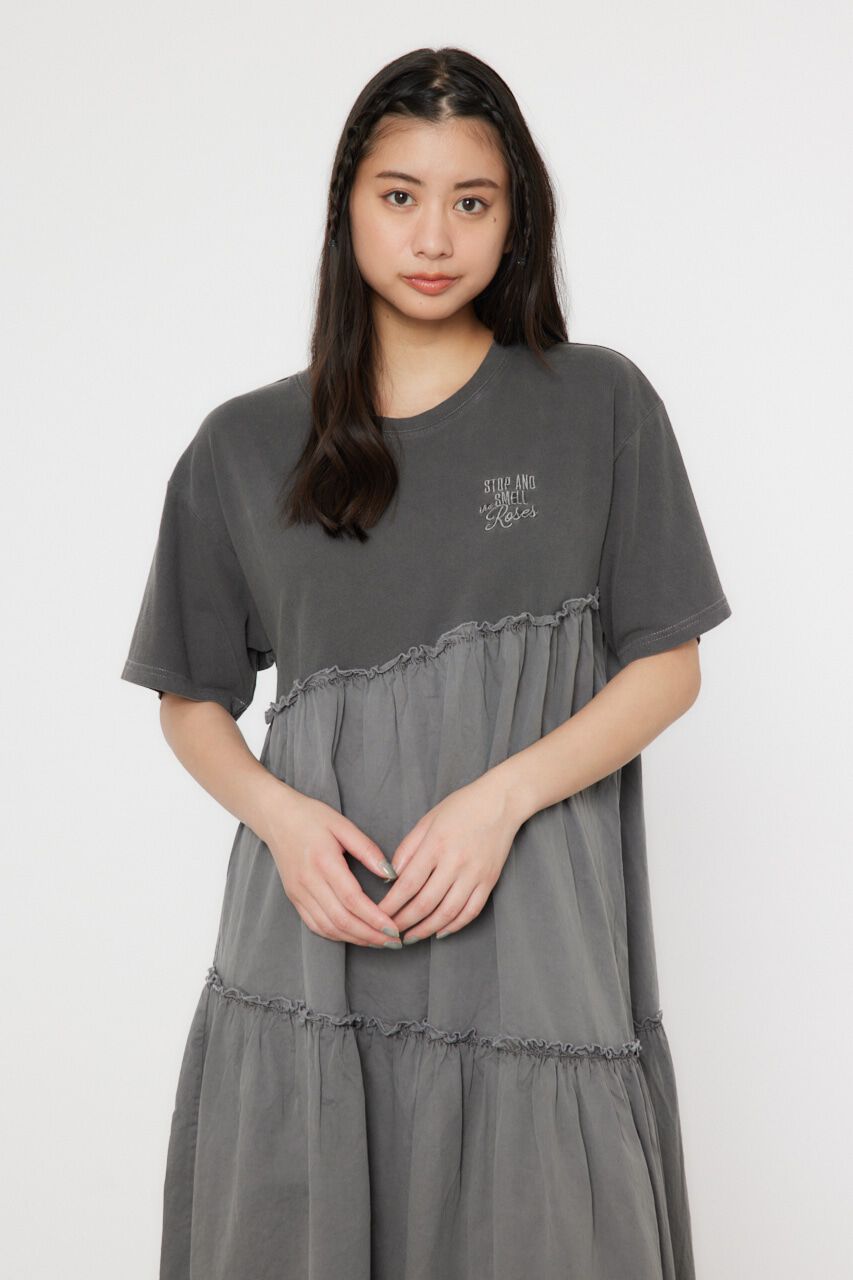 RODEO CROWNS「ピグメントギャザードッキングワンピース」|ワンピース|