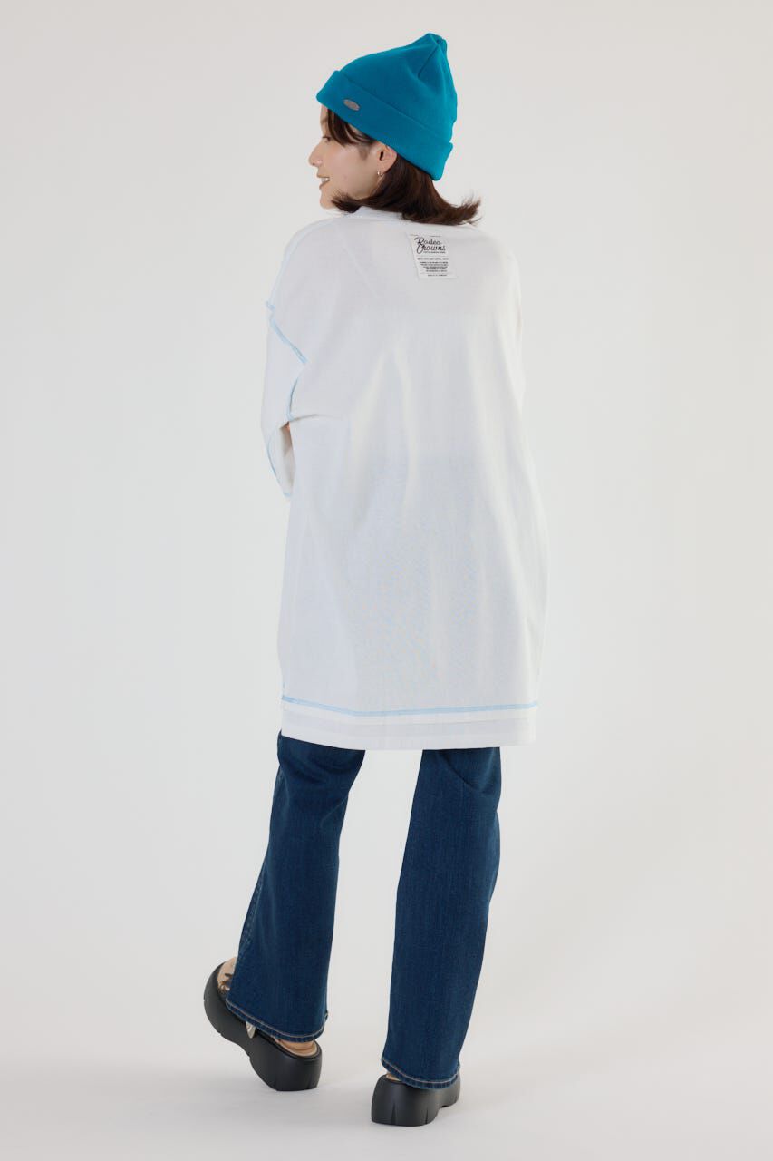 RODEO CROWNS「カラーステッチレイヤードワンピース」|ワンピース|