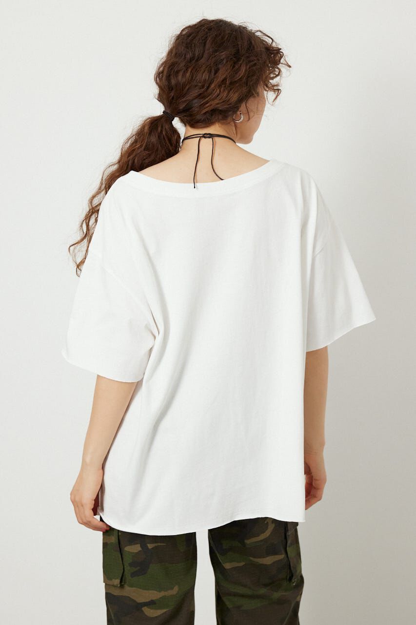 RODEO CROWNS「ピグメントルーズオフショルTシャツ」|Tシャツ・カットソー|