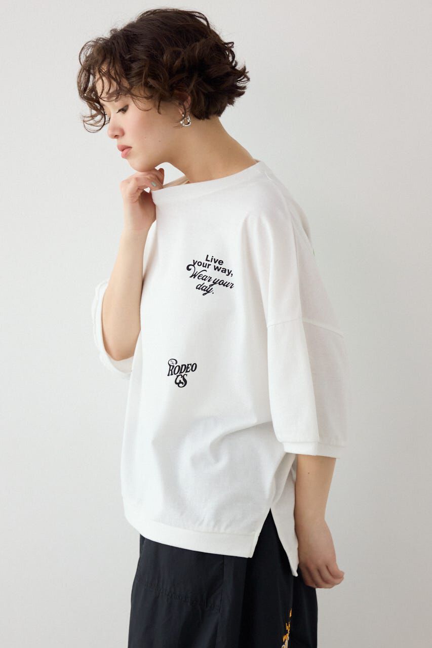 RODEO CROWNS「発泡マルチロゴビッグトップス」|Tシャツ・カットソー|