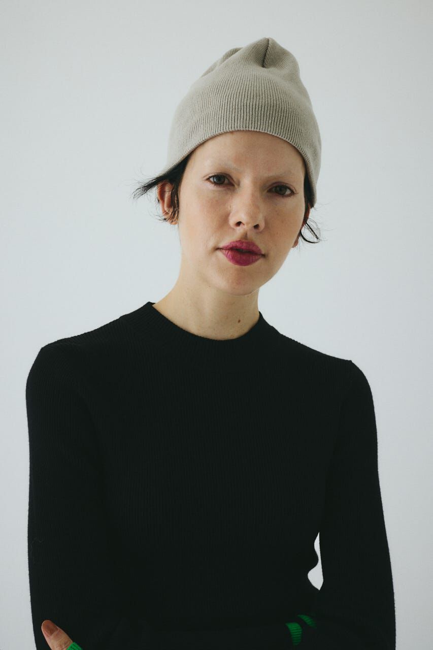HeRIN.CYE「Reversible knit hat」|その他|GRY