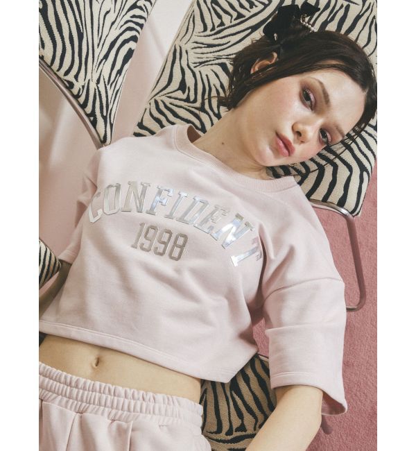 CALNAMUR「METALLIC LOGO SWEAT/メタリックロゴスウェット」|Tシャツ・カットソー|