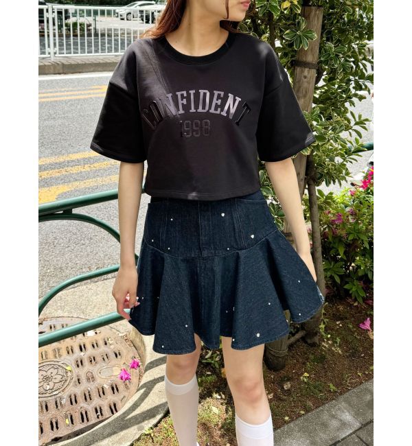 CALNAMUR「METALLIC LOGO SWEAT/メタリックロゴスウェット」|Tシャツ・カットソー|