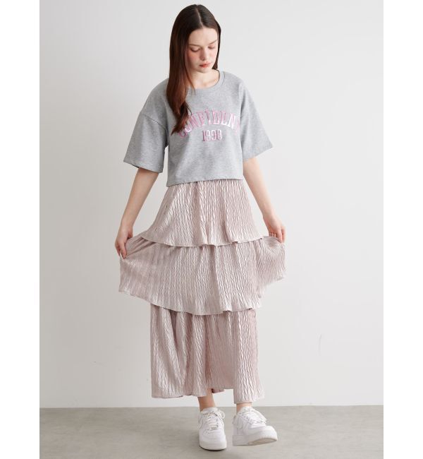 CALNAMUR「METALLIC LOGO SWEAT/メタリックロゴスウェット」|Tシャツ・カットソー|