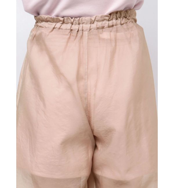 CALNAMUR「SHEER LAYERED SWEAT SHORT PT/シアーレイヤードスウェットショートパンツ」|その他|