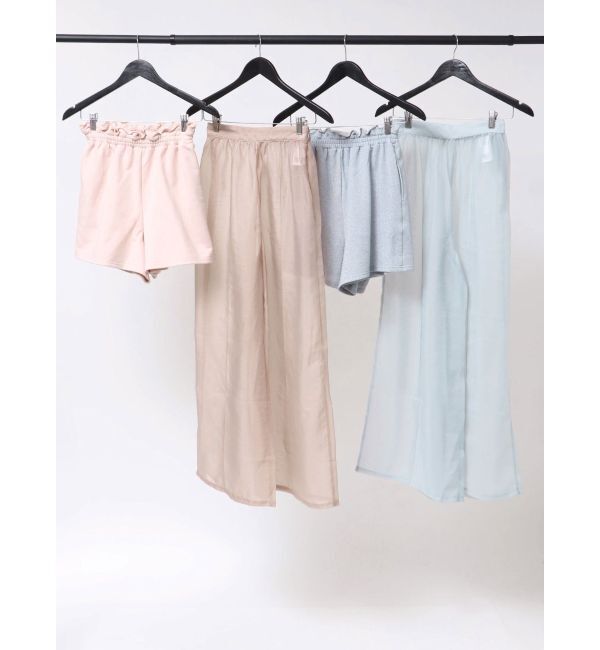 CALNAMUR「SHEER LAYERED SWEAT SHORT PT/シアーレイヤードスウェットショートパンツ」|その他|