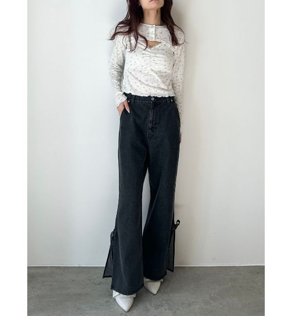 CALNAMUR「PETIT FLOWER ENSEMBLE/小花柄アンサンブル」|Tシャツ・カットソー|