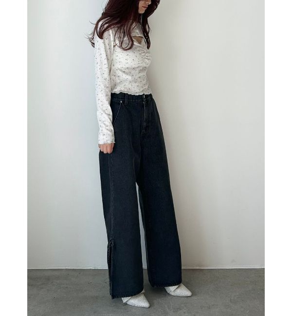 CALNAMUR「PETIT FLOWER ENSEMBLE/小花柄アンサンブル」|Tシャツ・カットソー|