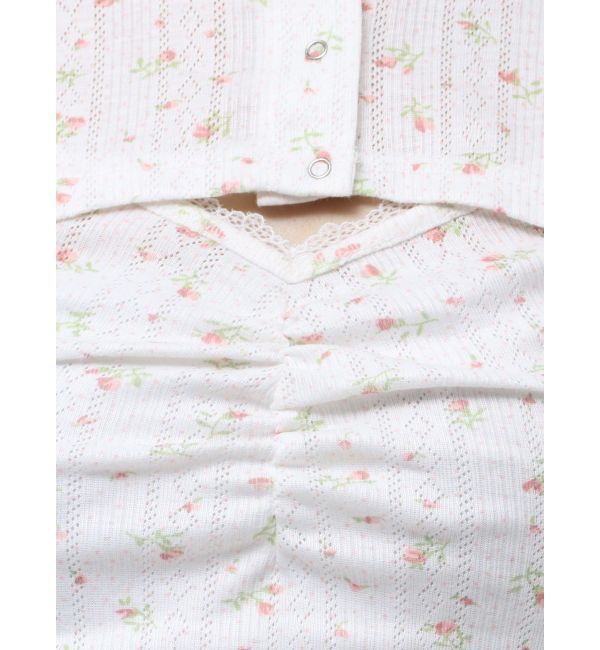 CALNAMUR「PETIT FLOWER ENSEMBLE/小花柄アンサンブル」|Tシャツ・カットソー|