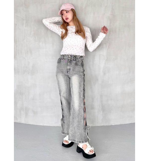 CALNAMUR「PETIT FLOWER ENSEMBLE/小花柄アンサンブル」|Tシャツ・カットソー|