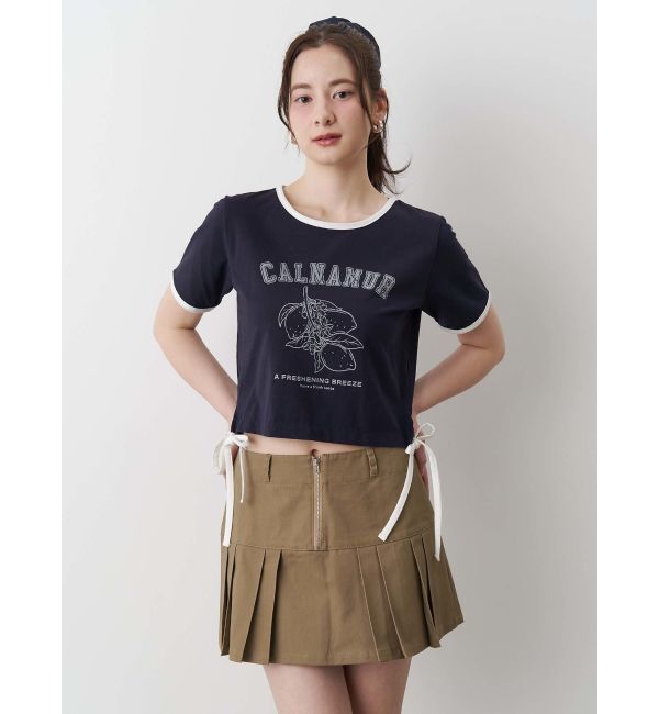 CALNAMUR「COLOR SCHEME LEMON PRINT TEE/カラースキームレモンプリントTシャツ」|Tシャツ・カットソー|