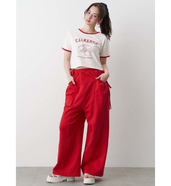CALNAMUR「COLOR SCHEME LEMON PRINT TEE/カラースキームレモンプリントTシャツ」|Tシャツ・カットソー|