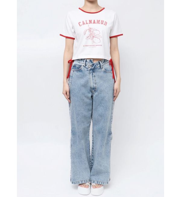 CALNAMUR「COLOR SCHEME LEMON PRINT TEE/カラースキームレモンプリントTシャツ」|Tシャツ・カットソー|