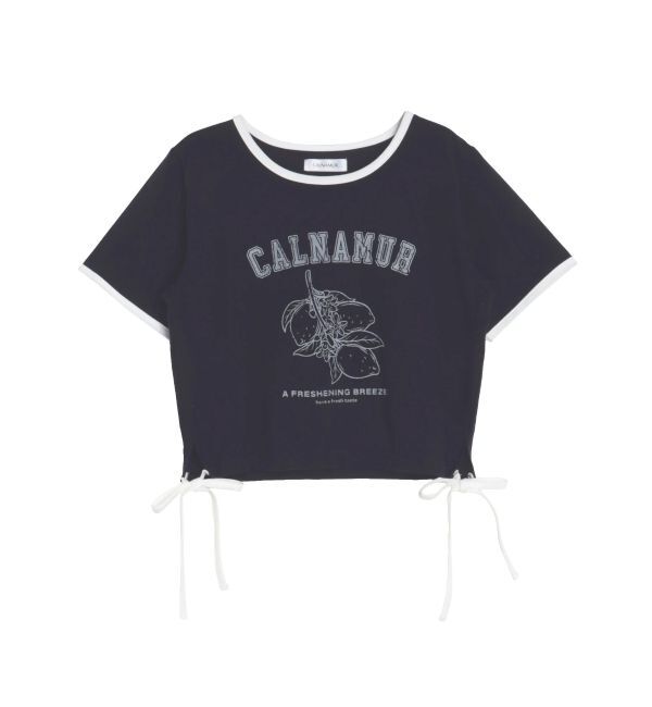 CALNAMUR「COLOR SCHEME LEMON PRINT TEE/カラースキームレモンプリントTシャツ」|Tシャツ・カットソー|