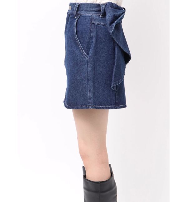 CALNAMUR「リボンデニムスカート」|スカート|