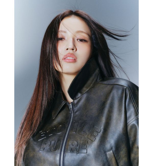 CALNAMUR「ヴィンテージフェイクレザーブルゾン」|ブルゾン・スタジャン|