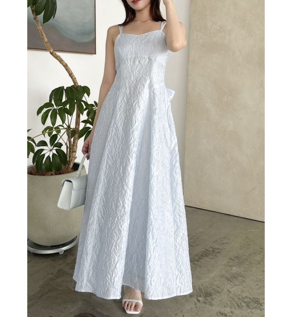 dazzlin「バックリボンジャカードキャミワンピース」|ワンピース|