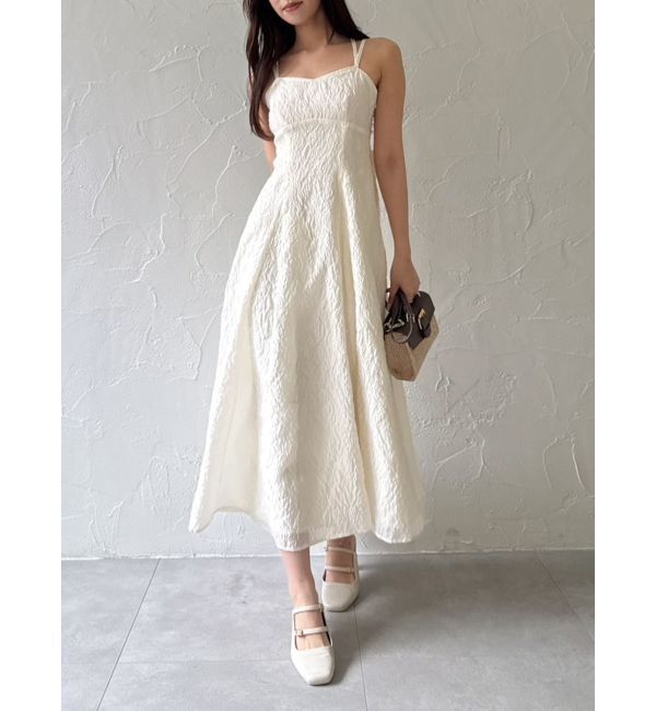 dazzlin「バックリボンジャカードキャミワンピース」|ワンピース|