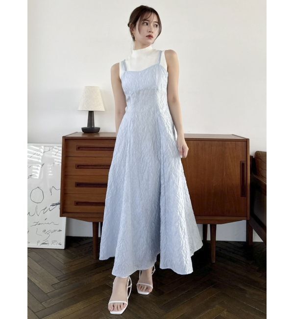 dazzlin「バックリボンジャカードキャミワンピース」|ワンピース|