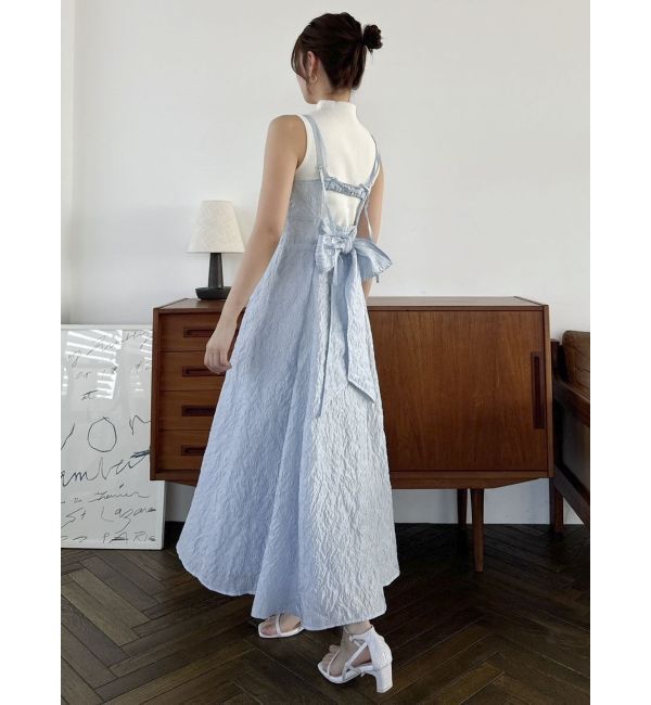 dazzlin「バックリボンジャカードキャミワンピース」|ワンピース|