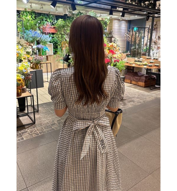 dazzlin「【POLO BCSコラボ/再生産】コルセットスウィッチングシャツワンピース」|ワンピース|