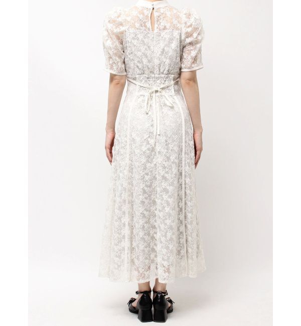dazzlin「ネックツイスト刺繍レースドレス」|ドレス|