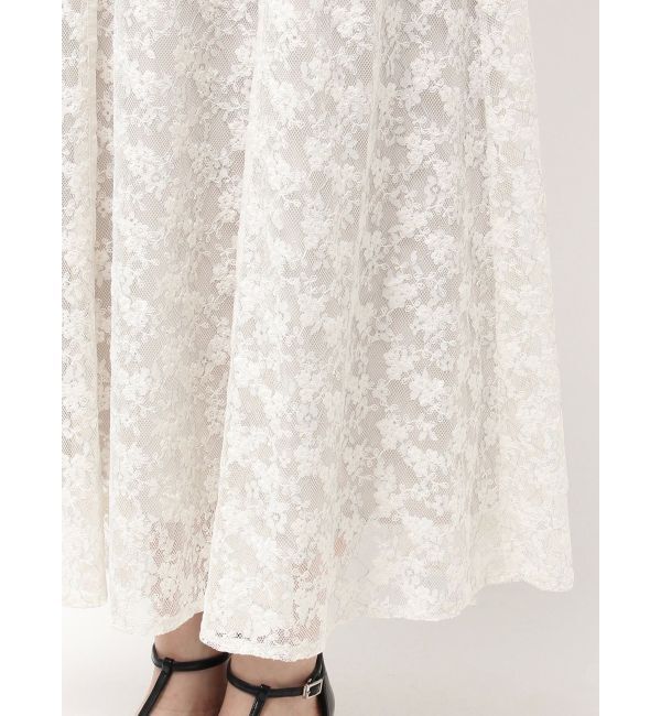 dazzlin「ネックツイスト刺繍レースドレス」|ドレス|