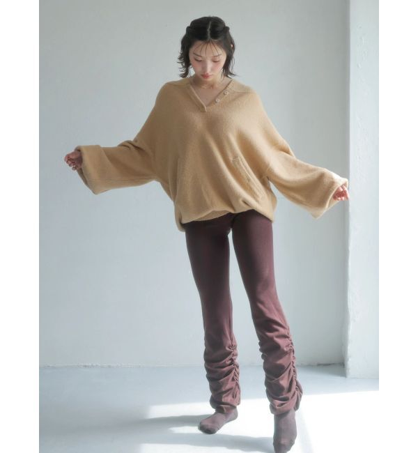 dazzlin「【吉田朱里】リラックスニットフーディ」|パーカー|