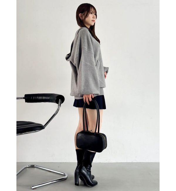 dazzlin「【吉田朱里】リラックスニットフーディ」|パーカー|