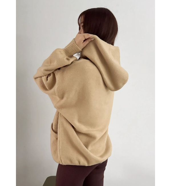 dazzlin「【吉田朱里】リラックスニットフーディ」|パーカー|