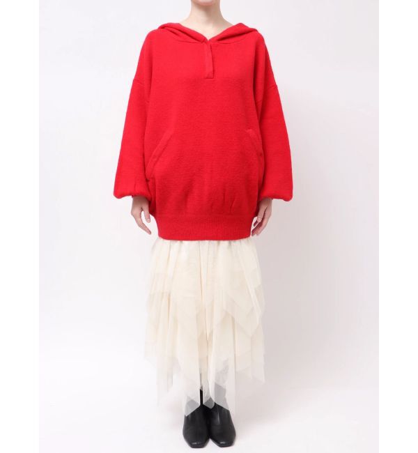 dazzlin「【吉田朱里】リラックスニットフーディ」|パーカー|