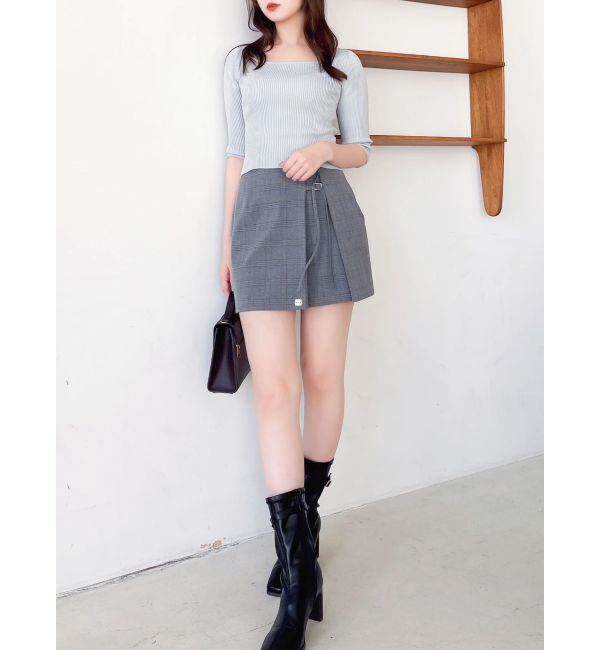 dazzlin「バックレースアップタイトニット」|ニット・セーター|