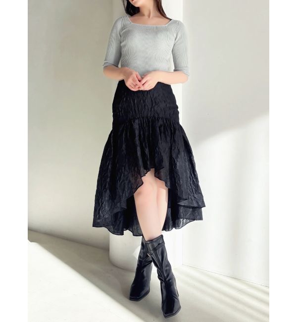 dazzlin「バックレースアップタイトニット」|ニット・セーター|