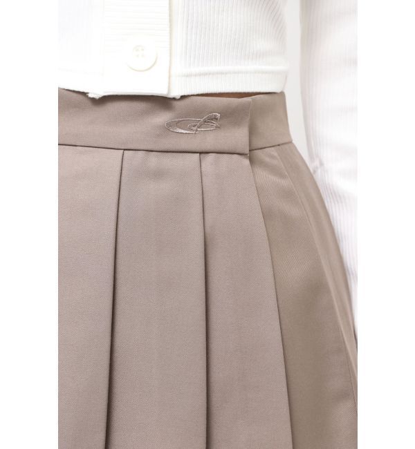 EMODA「2ピースレイヤースカートパンツ」|スカート|ベージュ