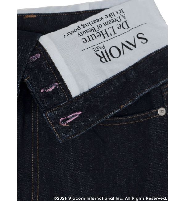 MERCURYDUO「【EMILY IN PARISコラボ】2WAYハイウエストワイドデニムパンツ」|その他|