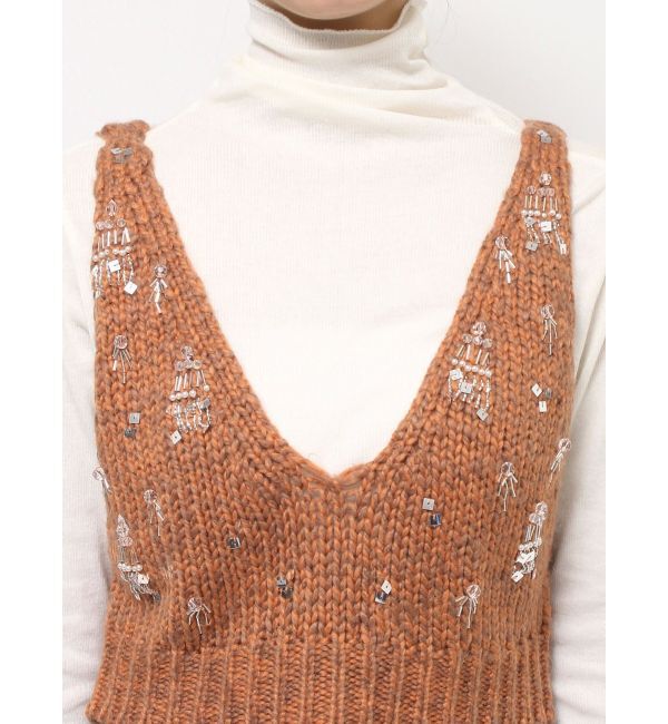 Ungrid「スパンコールデザインニットビスチェ」|ニット・セーター|