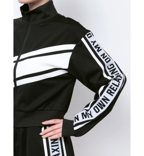 GYDA「RELAXING ON MY OWNロゴラインジャケット【SETUP着用可】」|ブルゾン・スタジャン|