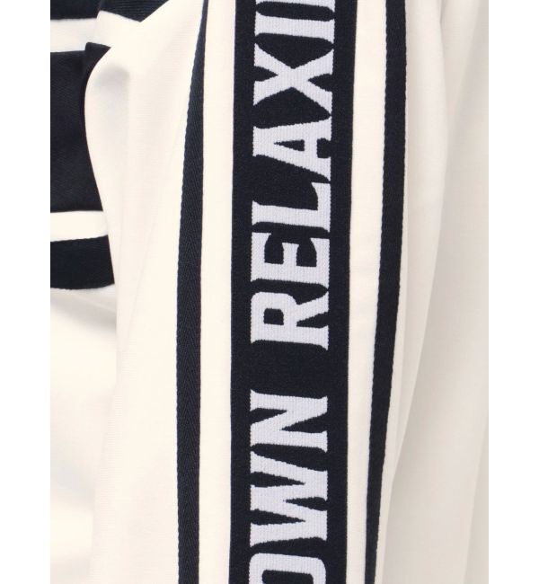 GYDA「RELAXING ON MY OWNロゴラインジャケット【SETUP着用可】」|ブルゾン・スタジャン|